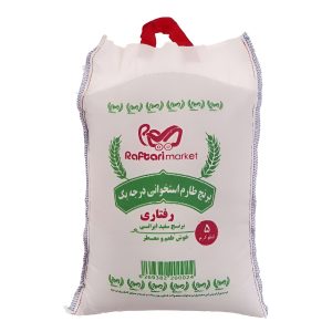 برنج طارم استخوانی رفتاری مقدار 5 کیلوگرم